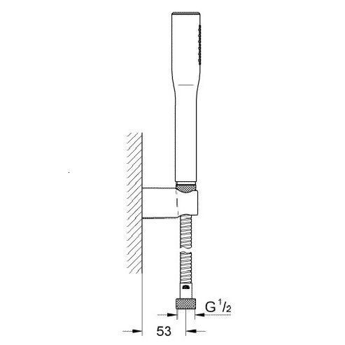 SET DUS EUPHORIA COSMOPOLITAN STICK CU FURTUN SILVERFLEX 1500 MM SI PORTER